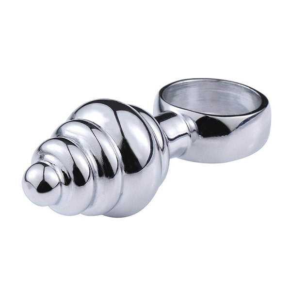 Anal Butt Plug Hinh Xoan Oc Inox Mini 2