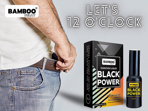 Bamboo Delay Black Power 15ml 1