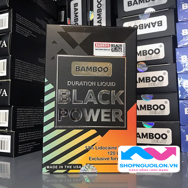 Bamboo Delay Black Power 15ml