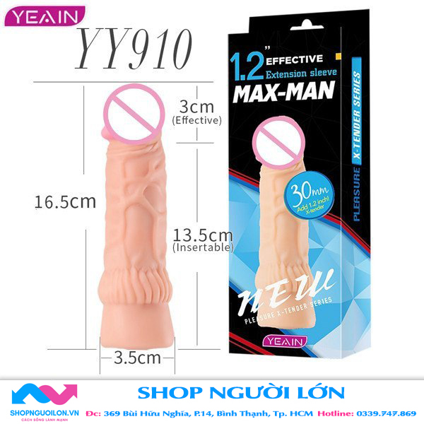 Bao Cao Su Don Den Maxman Style Yy910