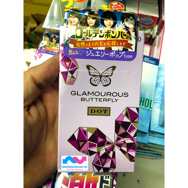 Bao Cao Su Jex Glamourous Butterfly Dot