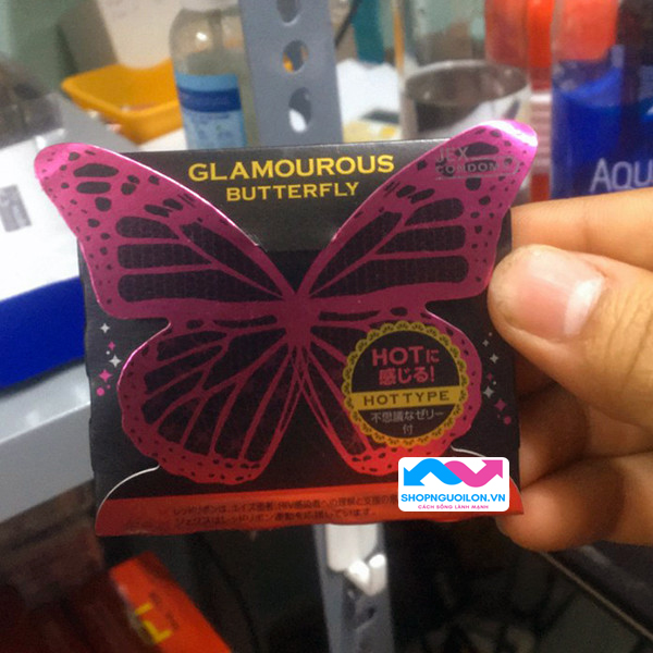 Bao Cao Su Jex Glamourous Butterfly Hot Type Hop 1 Cai