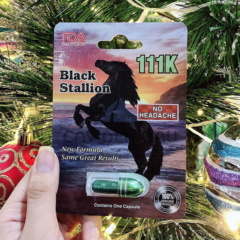 Black Stallion 111K – Cải Thiện Sinh Lí Nam, Tăng Kích Thước Cậu Nhỏ Của USA