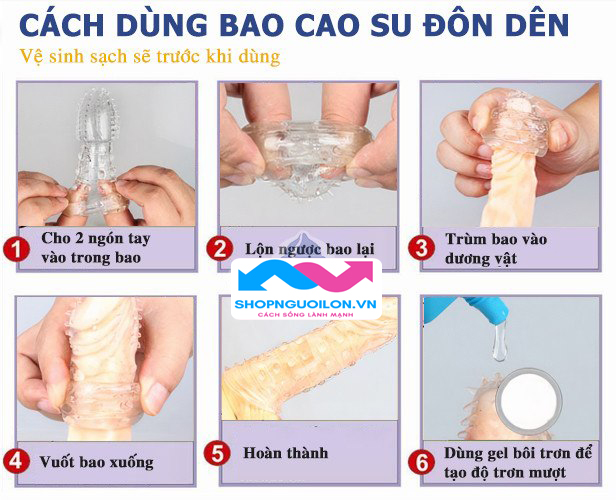 Cach Su Dung Bao Cao Su Don Den