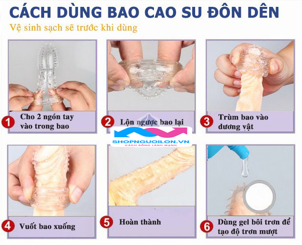 Cach Su Dung Bao Cao Su Don Den