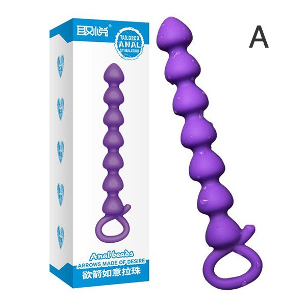 Dung Cu Massage Hau Mon Mini Anal Beads Silicon Kieu A