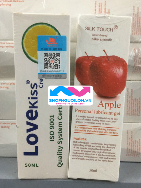 Gel bôi trơn hương chanh LoveKiss 100ml