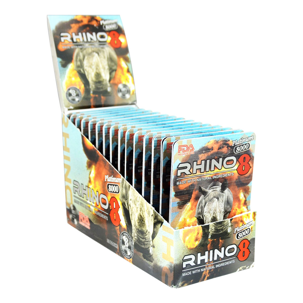 Rhino 8 Platinum 8000 cho nam giới (Vỉ 1 viên)