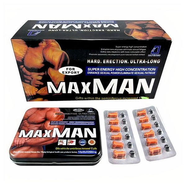 Thuoc Cuong Duong Maxman 260mg 24 Vien