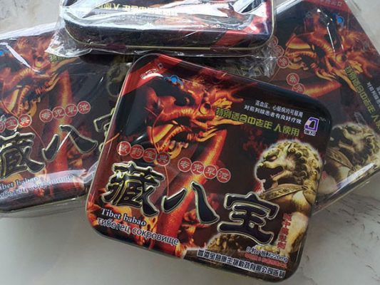 Tạng Bát Bửu Rồng Đỏ Tibet Babao - Tăng cường cương dương