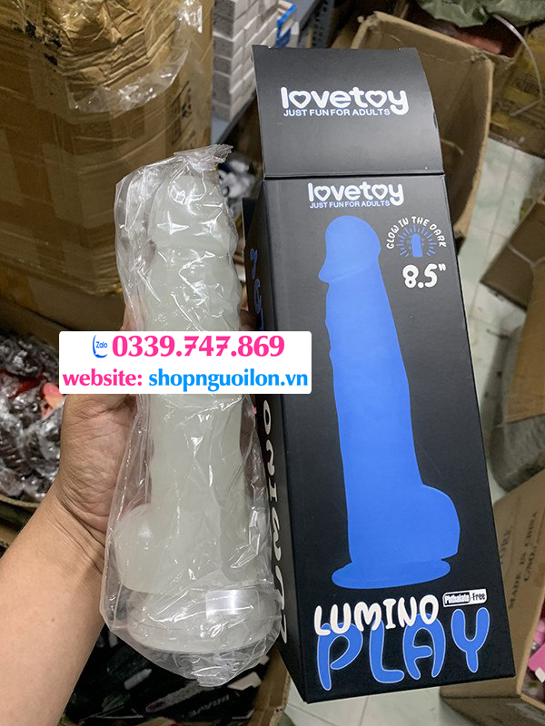 Duong Vat Gia Dan Tuong Da Quang Lovetoy Lumino Play 8 5 Inch